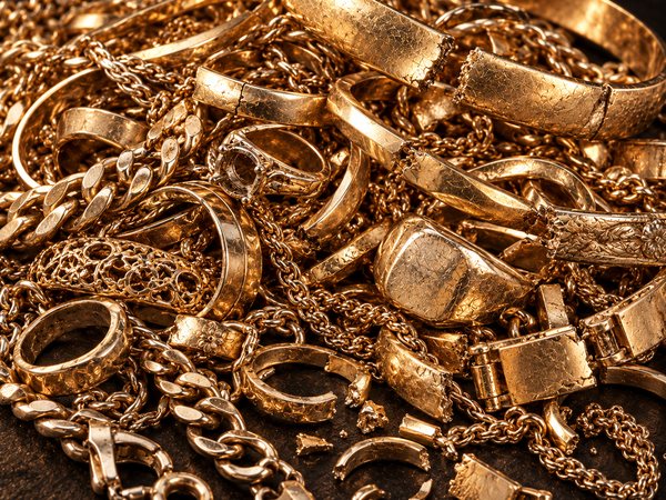 Alt- und Bruchgold: Ketten, Ringe und Anhänger